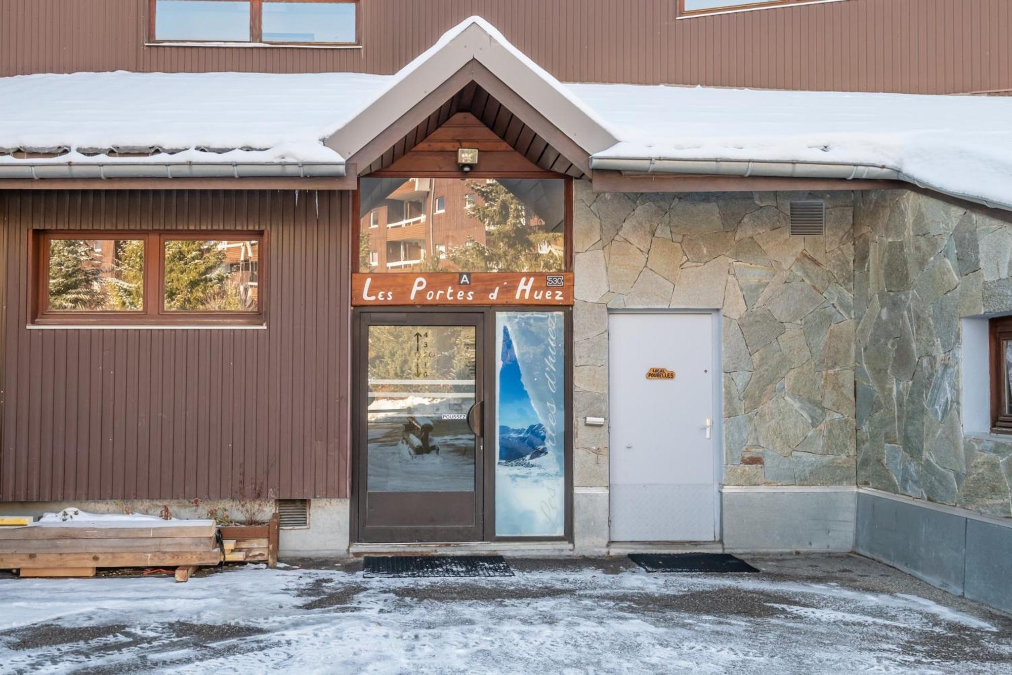 Appartement Confortable A L'Alpe D'Huez De 27 M² Avec Vue Montagne 외부 사진